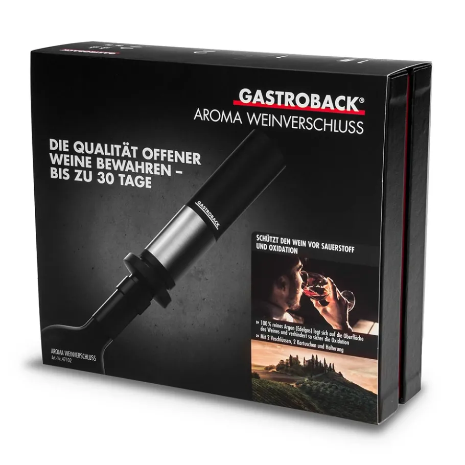 GASTROBACK Weindekanter & Weinverschluss*Aroma Weinverschluss