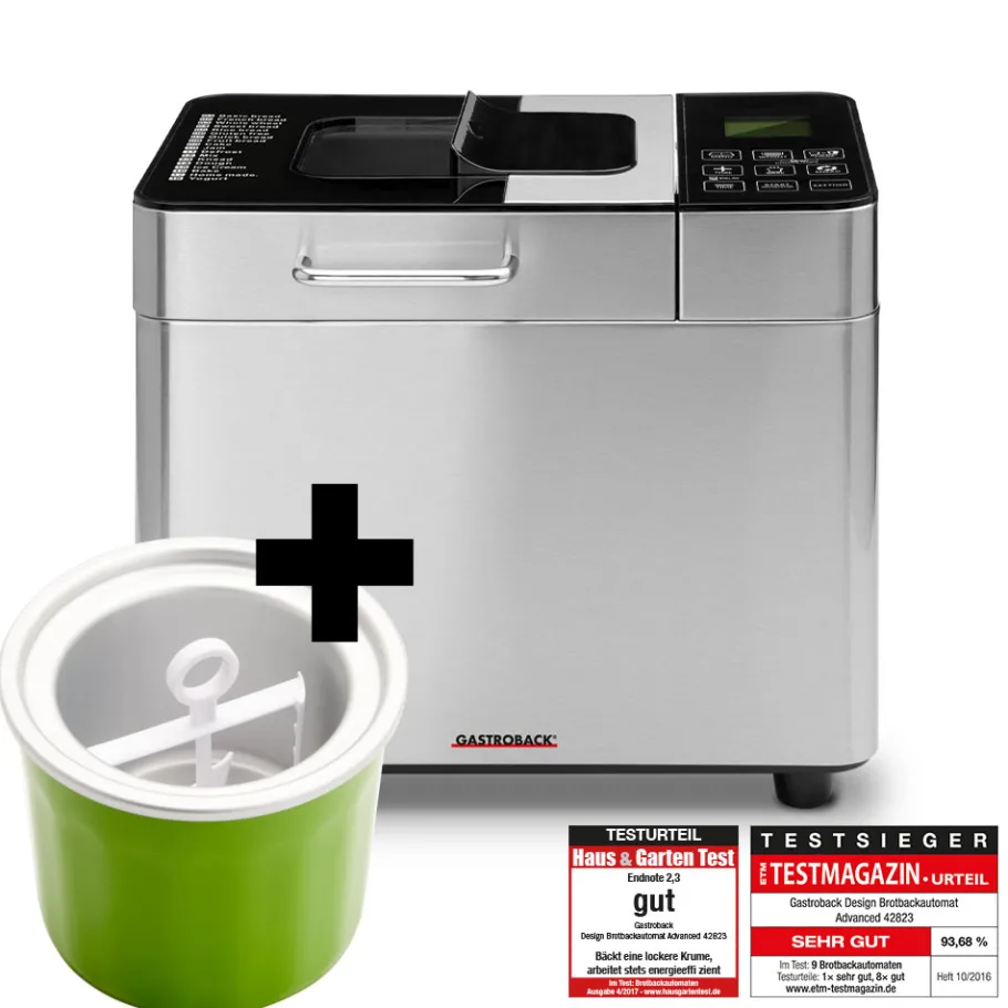 GASTROBACK Brotbackautomat|Brotbackautomat*Design Brotbackautomat Adv. inkl. Eiscremebehälter