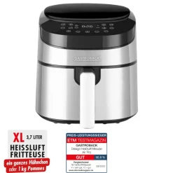 GASTROBACK Fritteuse, Heißluftfritteuse / Airfryer*Design Heißluftfritteuse Air Pro
