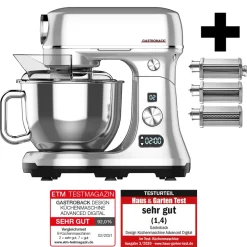GASTROBACK Küchenmaschine*Design Küchenmaschine Advanced Digital inkl. Pasta