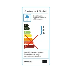 GASTROBACK Led Schreibtischleuchte*Design LED Light & Charge