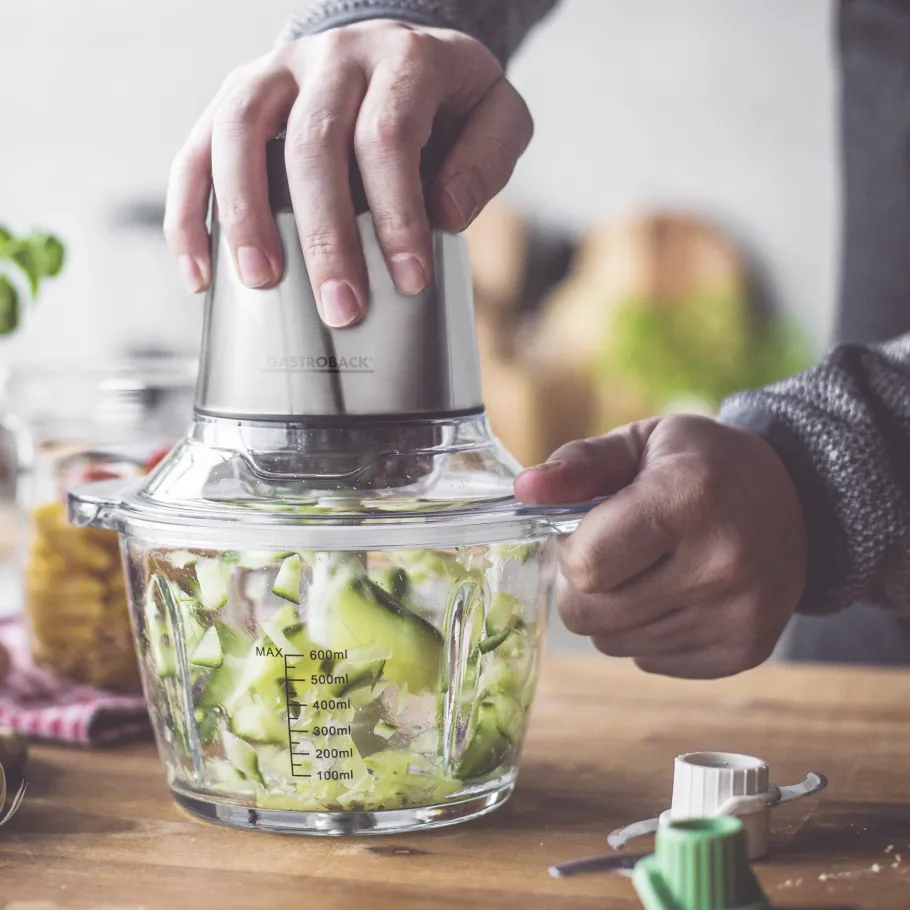 GASTROBACK Zerkleinerer, Elektromesser & Food Processor*Design Mini Chopper Plus