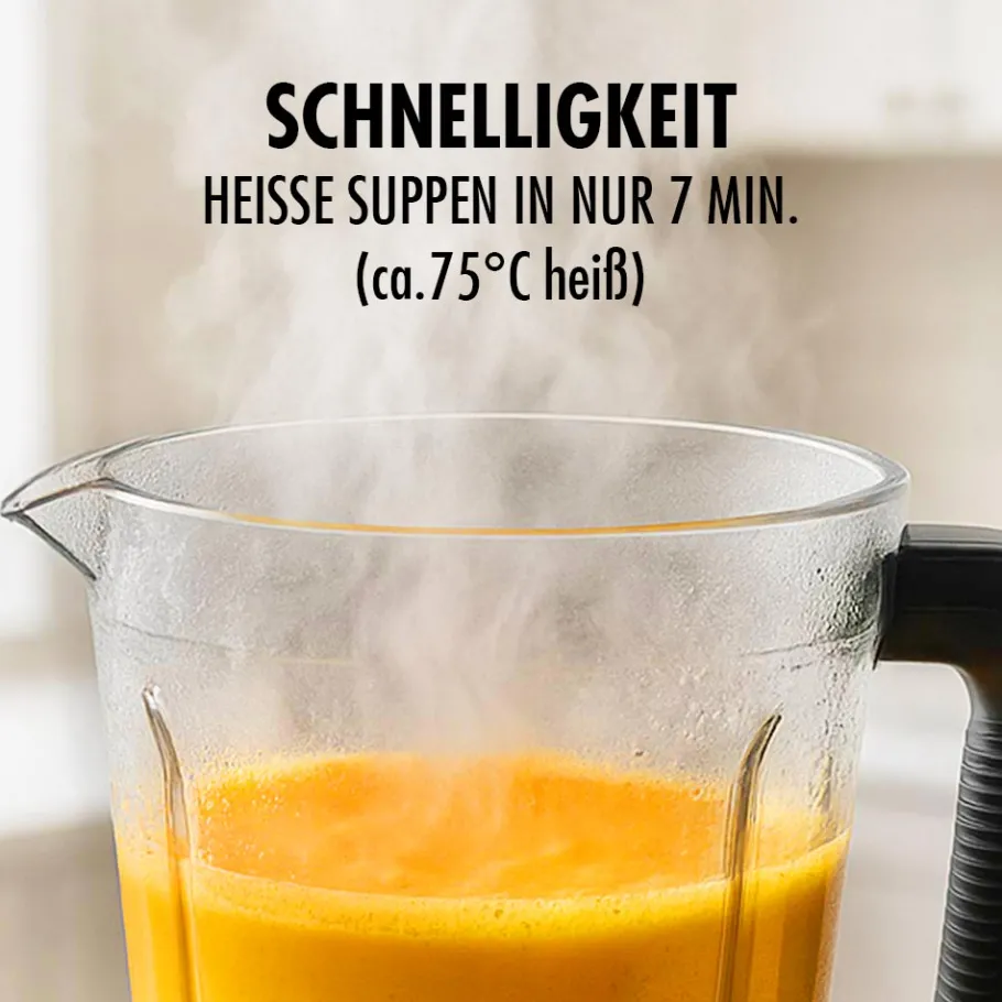 GASTROBACK Mixer, Standmixer, Hochleistungsmixer & Smoothie To Go Mixer*Design Multi-Power Standmixer Mix & Soup 2.000 W