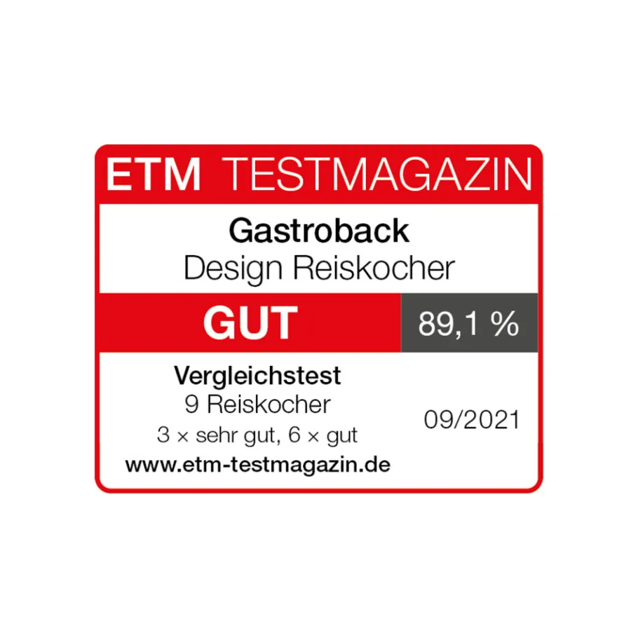 GASTROBACK Reiskocher & Multikocher*Design Reiskocher