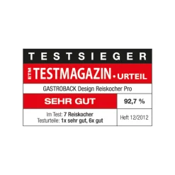 GASTROBACK Reiskocher & Multikocher*Design Reiskocher Pro