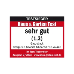 GASTROBACK Teekocher & Wasserkocher*Design Tee Automat Advanced Plus