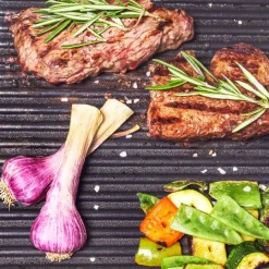 GASTROBACK Kontakt-, Elektro- & Tischgrill*Design Tischgrill Plancha & BBQ