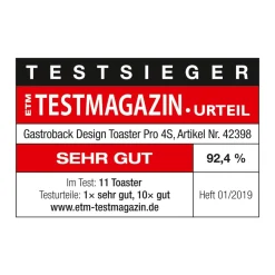 GASTROBACK Toaster*Design Toaster Pro 4S