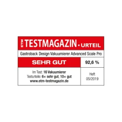 GASTROBACK Vakuumierer*Design Vakuumierer Advanced Scale Pro