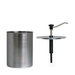 GASTROBACK Dosierspender Mit Druckknopfbedienung*Druckknopfdosiersp. 4 l m. zyl. Beh.
