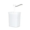 GASTROBACK Dosierspender Mit Druckknopfbedienung*Druckknopfdosiersp. m.eck.Kunststoffb.