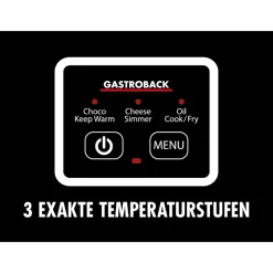 GASTROBACK Raclette & Fondue*Fondue MultiCook 4-in-1 & Kochplatte
