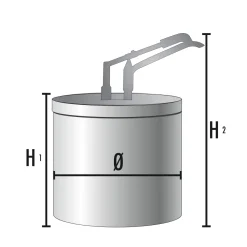 GASTROBACK Gebäckfüllmaschine*Gebäckfüllm. mit Hebelbed. 1-tlg.10 l