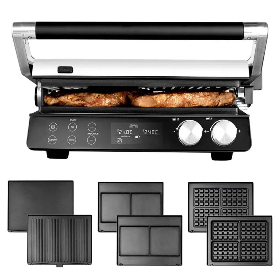GASTROBACK Kontakt-, Elektro- & Tischgrill*Gourmet Multigrill BBQ Pro Smart