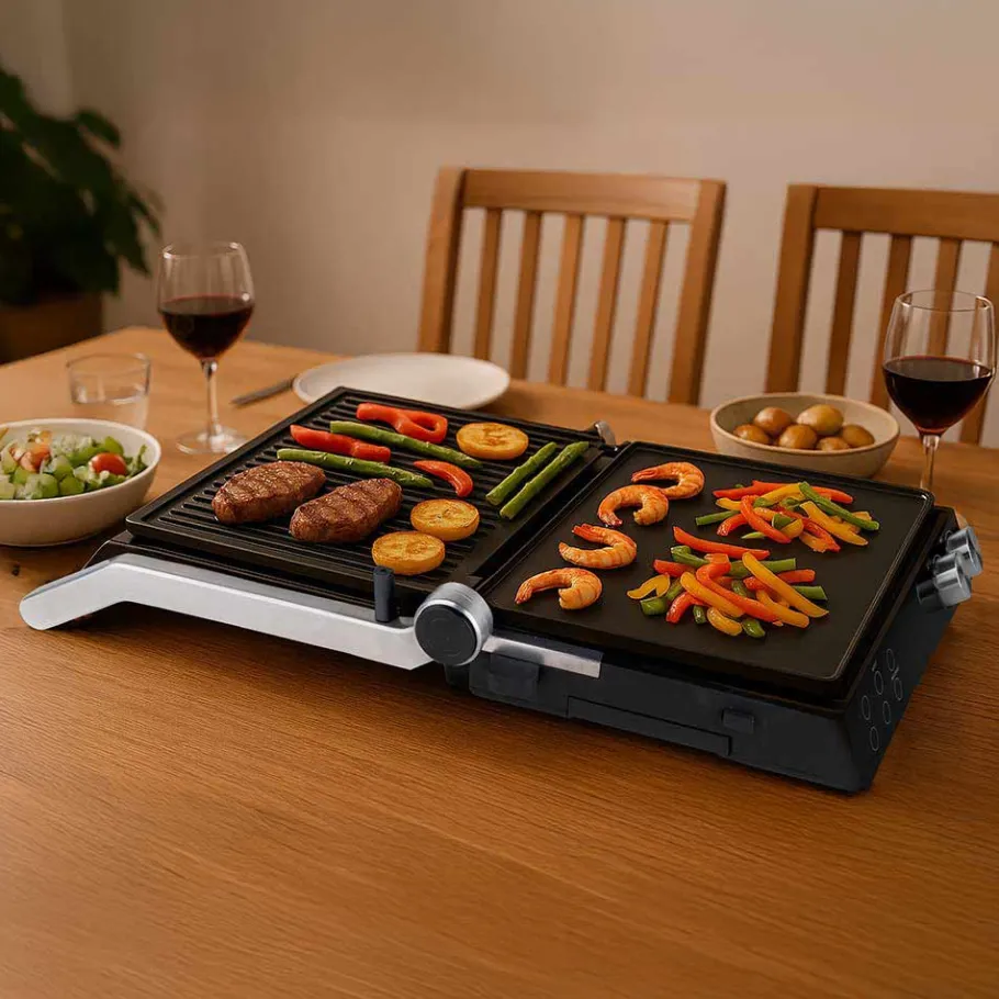 GASTROBACK Kontakt-, Elektro- & Tischgrill*Gourmet Multigrill BBQ Pro Smart