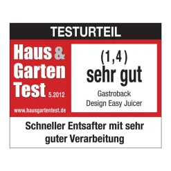 GASTROBACK Entsafter & Slow Juicer*Vital Juicer Pro